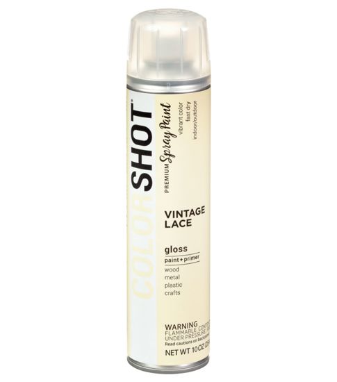 Picture of 48303 COLORSHOT Gloss Spray Paint Vintage Lace (Cream) 10 oz.