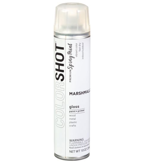 Picture of 48304 COLORSHOT Gloss Spray Paint Marshmallow (White) 10 oz.