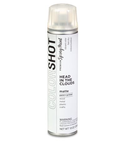 Picture of 48306 COLORSHOT Matte Spray Paint Head in the Clouds (White) 10 oz.