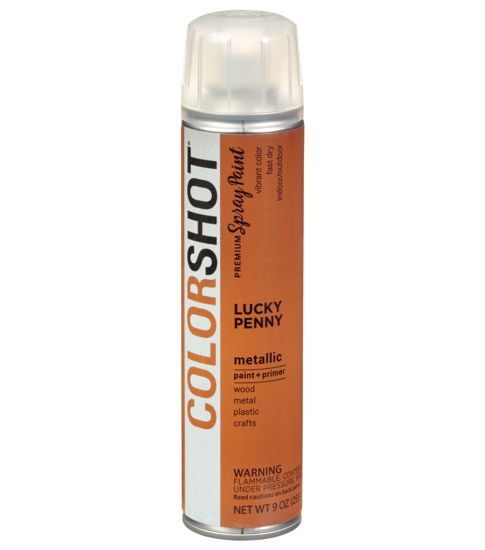 Picture of 48307 COLORSHOT Metallic Spray Paint Lucky Penny (Copper) 9 oz.