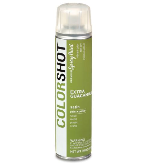 Picture of 48284 COLORSHOT Satin Spray Paint Extra Guacamole (Olive) 10 oz.