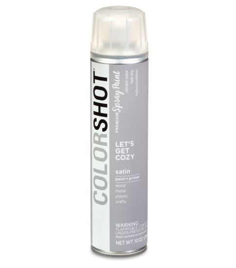 Picture of 48298 COLORSHOT Satin Spray Paint Let's Get Cozy (Light Gray) 10 oz.