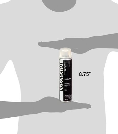 Picture of 48316 COLORSHOT Metallic Spray Paint Smolder (Black Metallic) 9 oz.