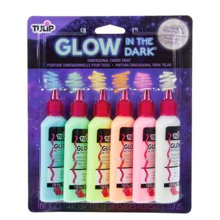 Picture of 29025 Tulip Dimensional Fabric Paint Glow 1.25 fl oz 6 Pack