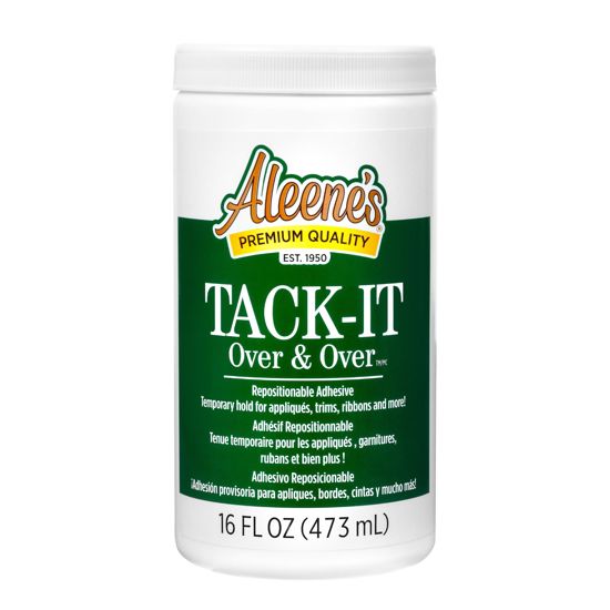 Picture of 47178 Aleene's Tack-It Over & Over Repositionable Adhesive 16 fl. oz. Jar