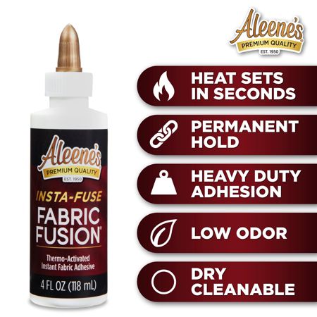 Picture of 48367 Aleene's Insta-Fuse Fabric Fusion Thermo-Activated Instant Fabric Adhesive 4 fl. oz.