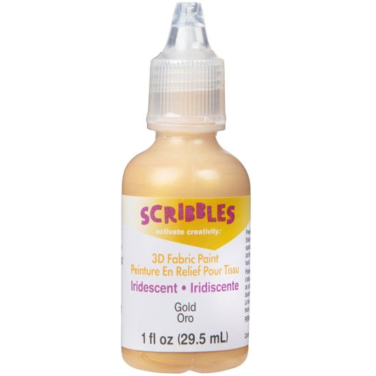 Picture of 54224 3D Fabric Paint Gold 1 oz.