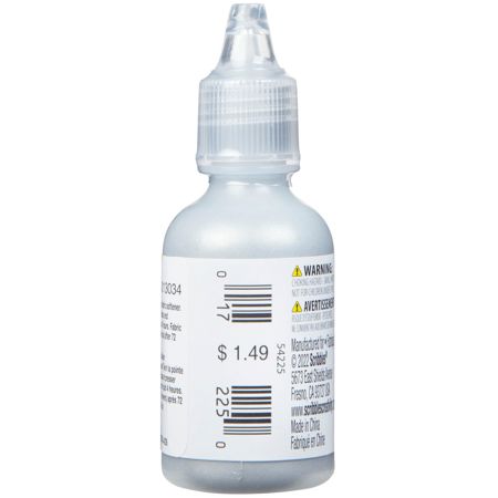 Picture of 54225 3D Fabric Paint Silver 1 oz.