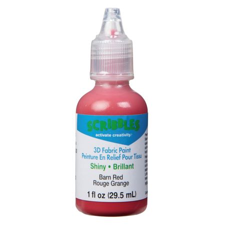 Picture of 13904 3D Fabric Paint Barn Red 1 oz.