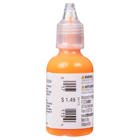 Picture of 54115 3D Fabric Paint Bright Orange 1 oz.