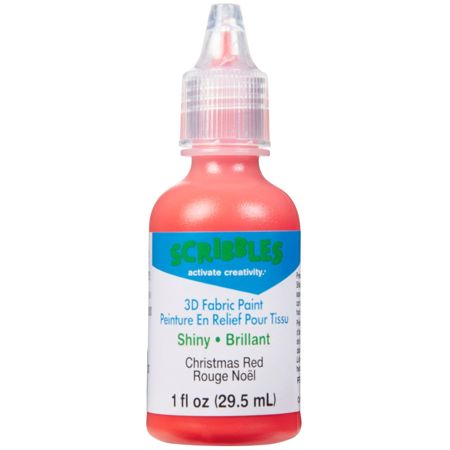 Picture of 11312 3D Fabric Paint Christmas Red 1 oz.