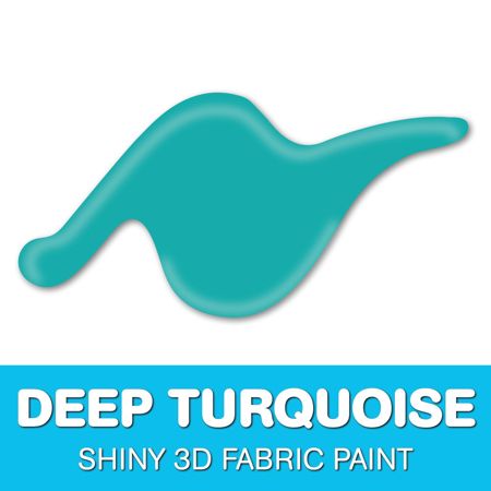 Picture of 54131 3D Fabric Paint Deep Turquoise 1 oz.