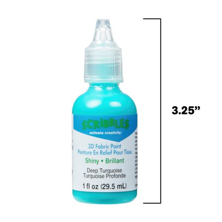 Picture of 54131 3D Fabric Paint Deep Turquoise 1 oz.