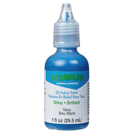 Picture of 54125 3D Fabric Paint Navy 1 oz.