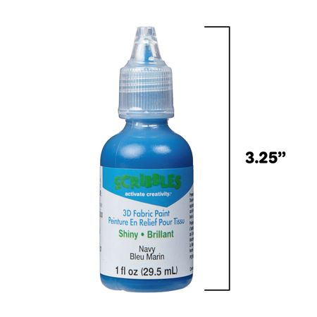 Picture of 54125 3D Fabric Paint Navy 1 oz.