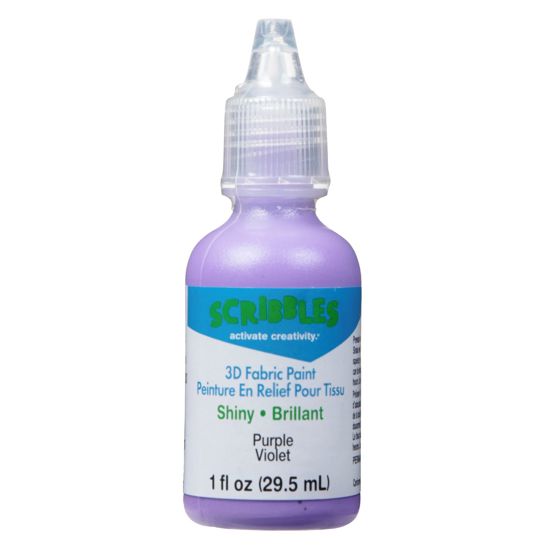 Picture of 54124 3D Fabric Paint Purple 1 oz.