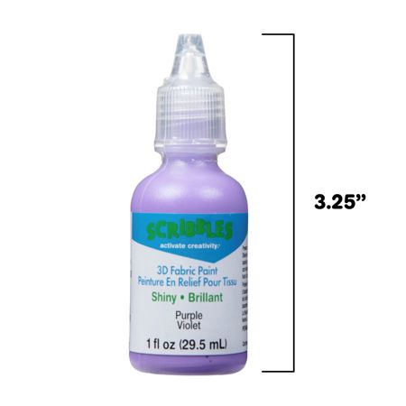 Picture of 54124 3D Fabric Paint Purple 1 oz.
