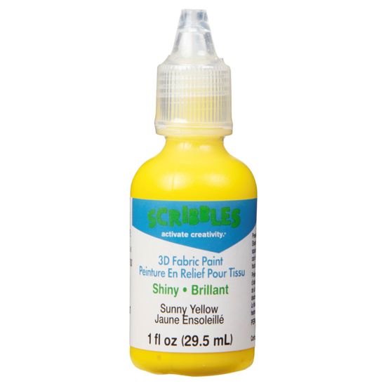 Picture of 14699 3D Fabric Paint Sunny Yellow 1 oz.