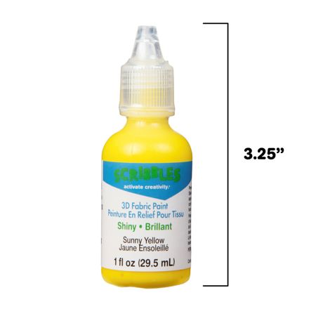 Picture of 14699 3D Fabric Paint Sunny Yellow 1 oz.
