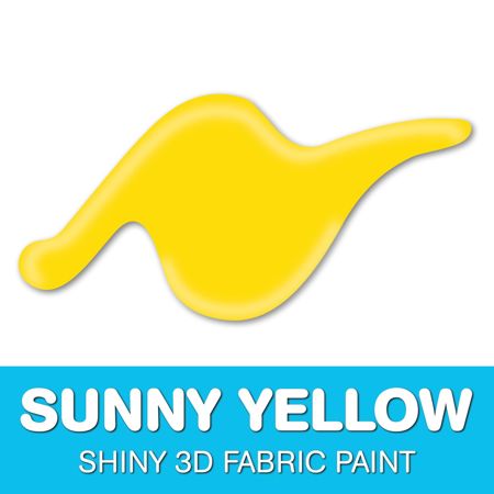 Picture of 14699 3D Fabric Paint Sunny Yellow 1 oz.