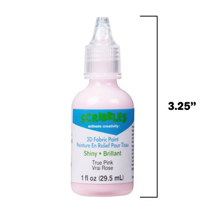 Picture of 13903 3D Fabric Paint True Pink 1 oz.