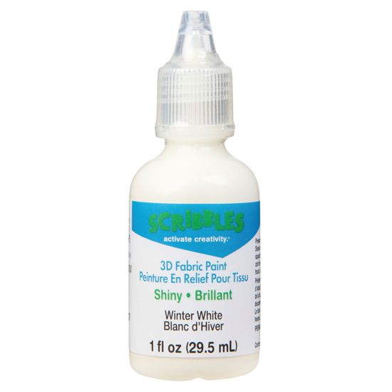 Picture of 11304 3D Fabric Paint Winter White 1 oz.