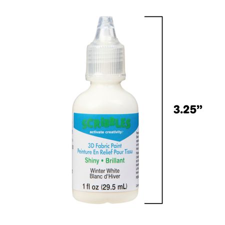 Picture of 11304 3D Fabric Paint Winter White 1 oz.