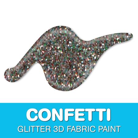 Picture of 54316 3D Fabric Paint Confetti 1 oz.