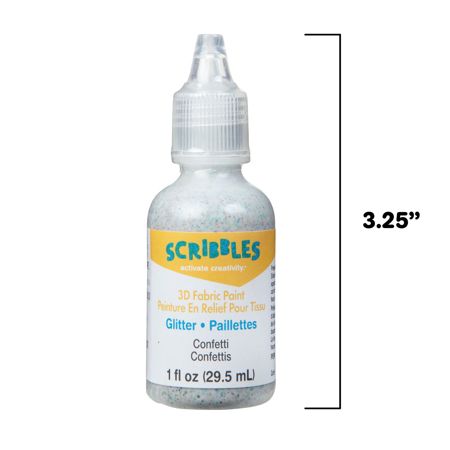 Picture of 54316 3D Fabric Paint Confetti 1 oz.