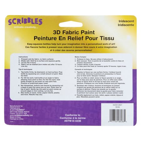 Picture of 18536 Iridescent 3D Paint 6 Pack