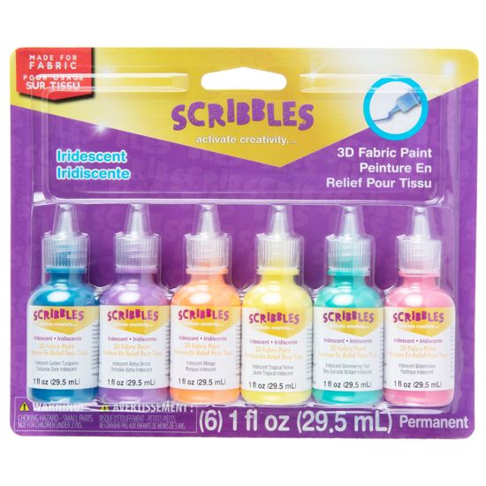 Picture of 18536 Iridescent 3D Paint 6 Pack