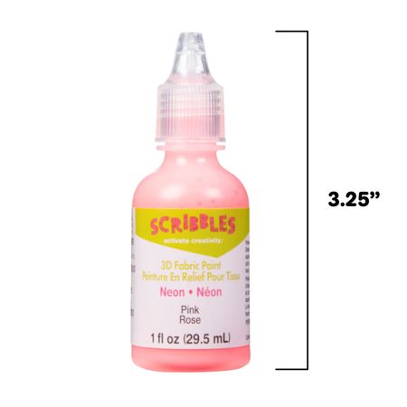 Picture of 54356 3D Fabric Paint Neon Pink 1 oz.