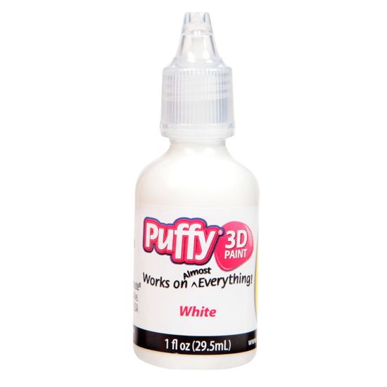 Picture of 26209 Puffy 3D Paint Shiny White 1 oz.