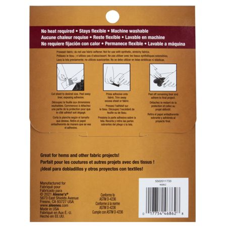 Picture of 46862 Aleene's® Fabric Fusion® Peel & Stick Sheets 3 Pack