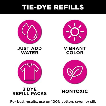 Picture of 29039 One-Step Tie-Dye Refills Fuchsia