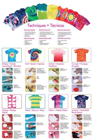 Paradise Punch 3-Color Tie-Dye Instructions