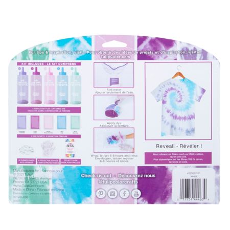 Picture of 44463 Pretty Pastels 5-Color Tie-Dye Kit