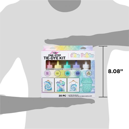 Picture of 46018 Tulip Glitter 5-Color 20-Pc. Tie-Dye Kit