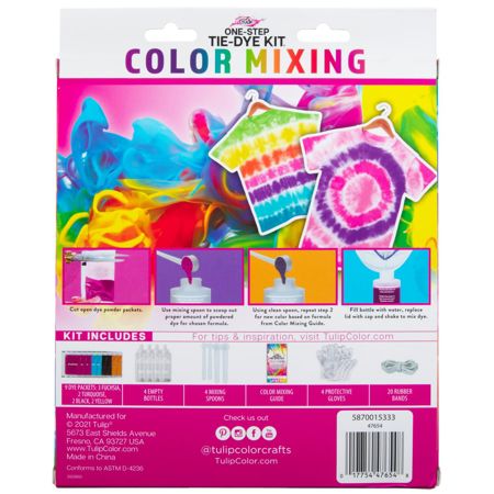 Picture of 47654                               TULIP TIE DYE COLOR MIXING KIT                    