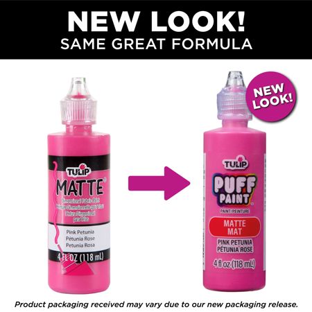 Picture of 15557 Tulip Dimensional Fabric Paint Matte Pink Petunia 4 oz.