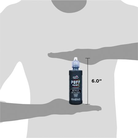 Picture of 17373 Tulip Dimensional Fabric Paint Metallics Black 4 oz.