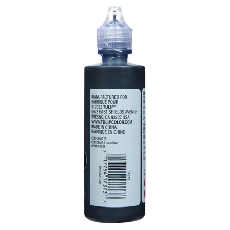 Picture of 17373 Tulip Dimensional Fabric Paint Metallics Black 4 oz.