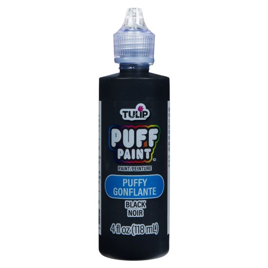 Picture of 16071 Tulip Dimensional Fabric Paint Puffy Black 4 oz.
