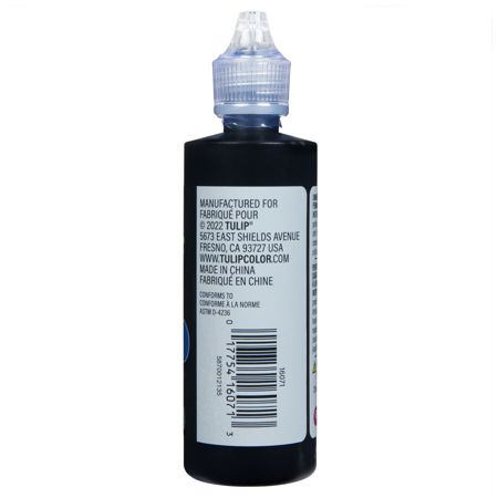 Picture of 16071 Tulip Dimensional Fabric Paint Puffy Black 4 oz.