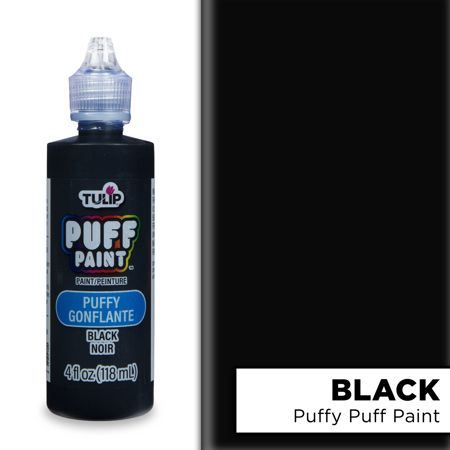 Picture of 16071 Tulip Dimensional Fabric Paint Puffy Black 4 oz.