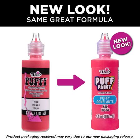 Picture of 17132 Tulip Dimensional Fabric Paint Puffy Red 4 oz.