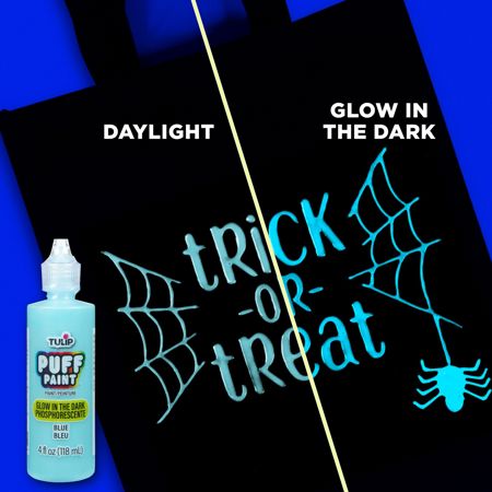 Picture of 29022 Tulip Dimensional Fabric Paint Glow Blue 4 oz.