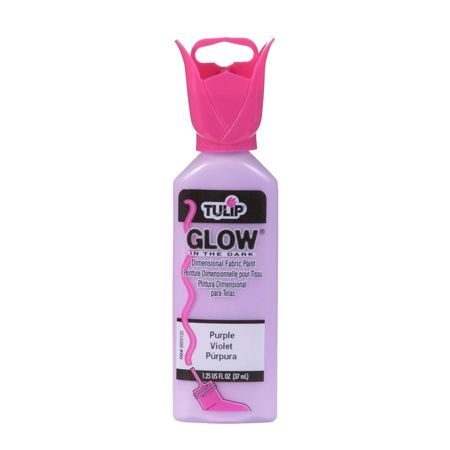 Picture of 29016 Tulip Dimensional Fabric Paint Glow Purple 1.25 oz.
