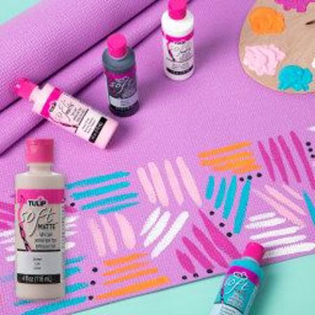 Picture of 26534 Tulip Brush-On Fabric Paint Linen Matte 4 fl. oz.