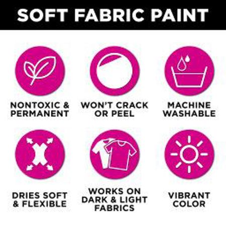 Picture of 26534 Tulip Brush-On Fabric Paint Linen Matte 4 fl. oz.